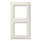 Jung - Cadre de finition 2 postes / Série AS 500 BF Ivoire
