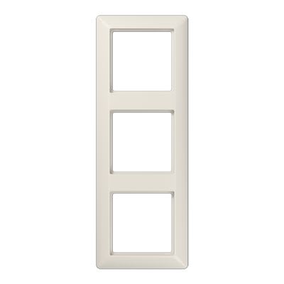 Jung - Cadre de finition 3 postes / Série AS 500 Ivoire