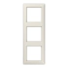Jung - Cadre de finition 3 postes / Série AS 500 Ivoire