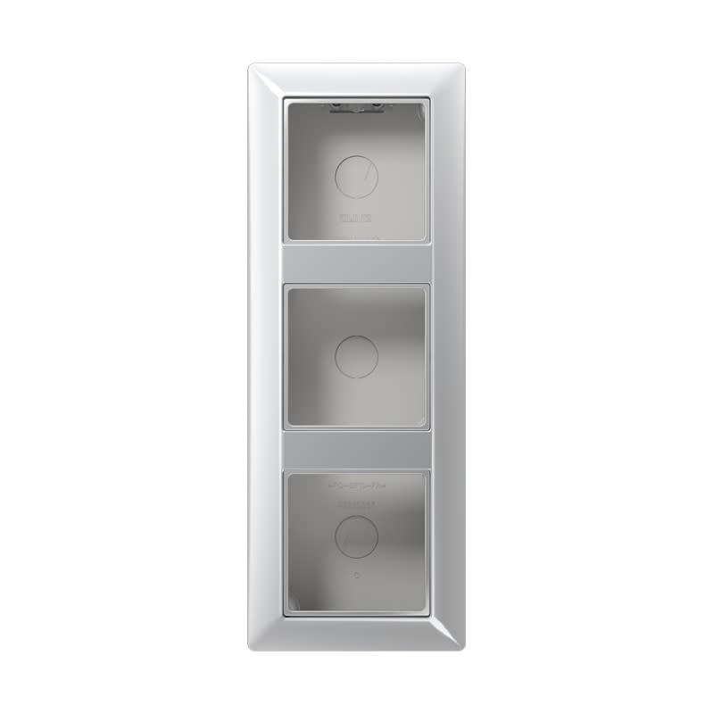 Jung - Boîtier saillie 3 postes / Série AS 500 Aluminium