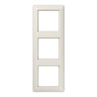 Jung - Cadre de finition 3 postes / Série AS 500 BF Ivoire