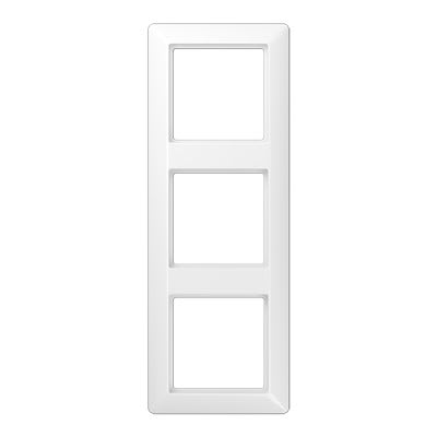 Jung - Cadre de finition 3 postes / Série AS 500 BF Blanc