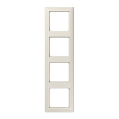 Jung - Cadre de finition 4 postes / Série AS 500 Ivoire