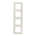 Jung - Cadre de finition 4 postes / Série AS 500 Ivoire