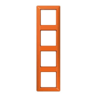 Jung - Cadre de finition 4 postes / Série AS 500 BF Orange