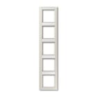 Jung - Cadre de finition 5 postes avec PE / Série AS 500 Ivoire