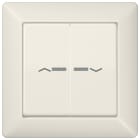 Jung - Enjo double avec fleches pour IN et BP a voyant VR-Store - AS 500 Ivoire