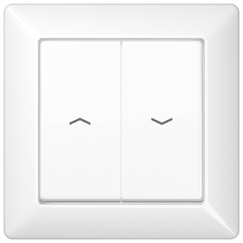 Jung - Enjoliveur double touche IN+BP VR-store / Série AS 500 Blanc