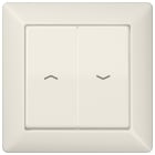 Jung - Enjoliveur double touche IN+BP VR-store / Série AS 500 Ivoire