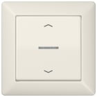 Jung - Enjo simple touche a voyant+fleches - AS 500 Ivoire