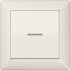 Jung - Enjo simple touche à voyant / Série AS 500 Ivoire