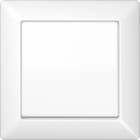 Jung - Enjoliveur simple touche / Série AS 500 Blanc