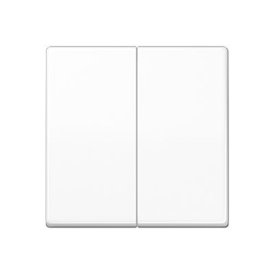 Jung - Enjoliveur double touche / Série AS 500 BF Blanc