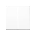 Jung - Enjoliveur double touche / Série AS 500 BF Blanc