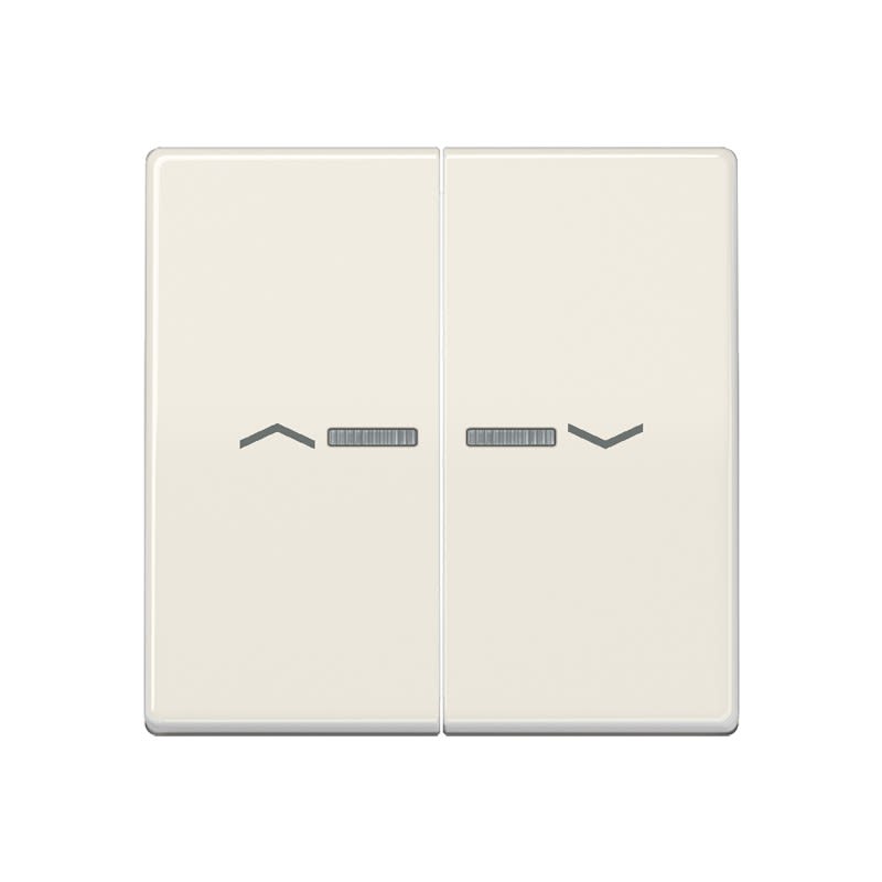 Jung - Enjo pour double IN et BP a voyant - AS 500 Ivoire