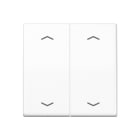 Jung - Enjoliveur double touche a fleches - AS 500 Blanc