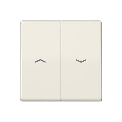 Jung - Enjoliveur double touche IN+BP VR-store / Série AS 500 BF Ivoire