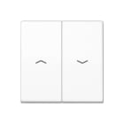 Jung - Enjoliveur double touche IN+BP VR-store / Série AS 500 BF Blanc