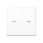 Jung - Enjoliveur double touche IN+BP VR-store / Série AS 500 Blanc