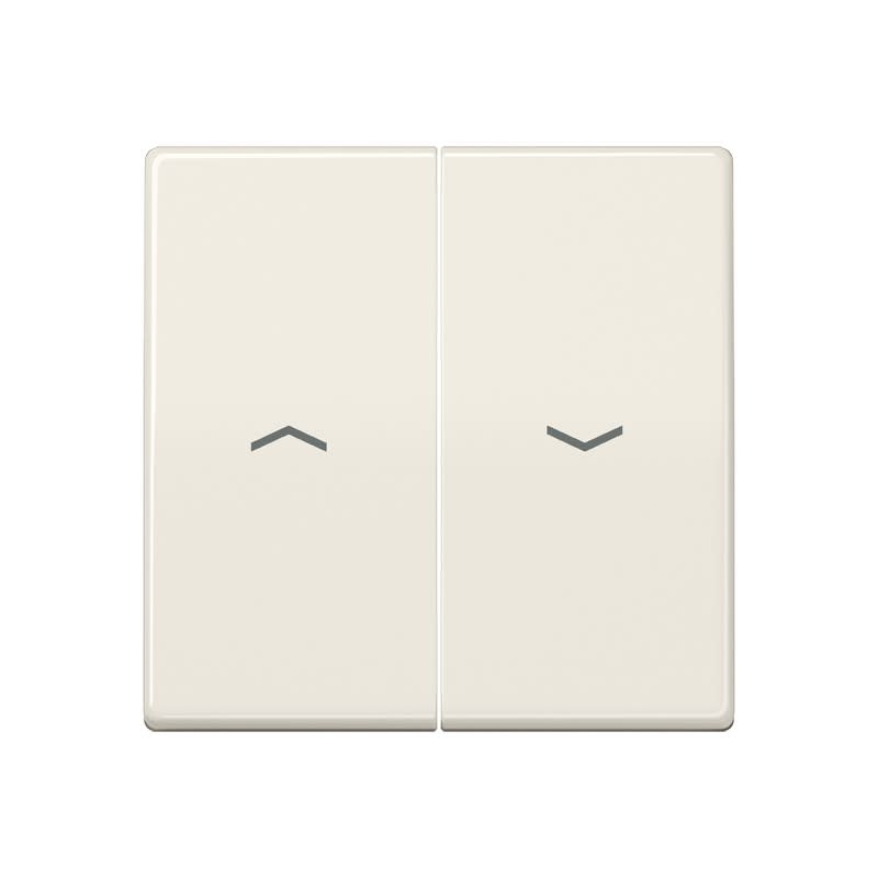 Jung - Enjoliveur double touche IN+BP VR-store / Série AS 500 Ivoire