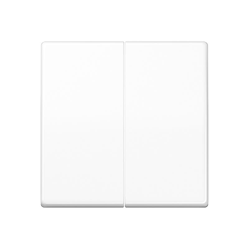 Jung - Enjoliveur double touche / Série AS 500 Blanc