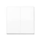 Jung - Enjoliveur double touche / Série AS 500 Blanc