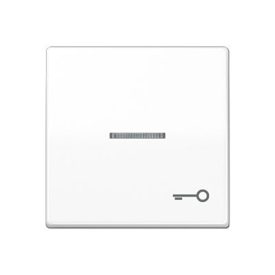 Jung - Enjo avec symb "gâche" à voyant / Série AS 500 Blanc