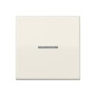 Jung - Enjo simple touche à voyant / Série AS 500 Ivoire