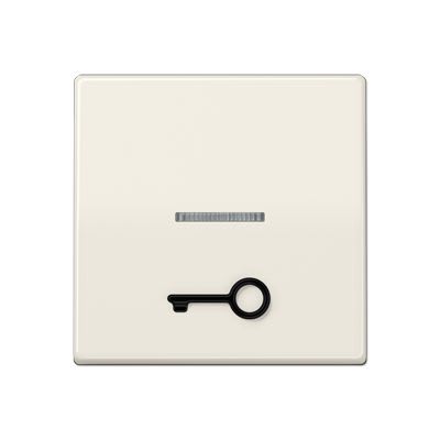 Jung - Enjo avec symb "gâche" en relief+voyant ,/ Série AS 500 Ivoire