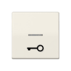 Jung - Enjo avec symb "gâche" en relief+voyant ,/ Série AS 500 Ivoire