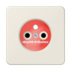 Jung - Enjo prise de courant 2P+T "circuit info" / CD 500 Ivoire pour méc 152...x