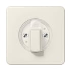 Jung - Enjoliveur pour interrupteur rotatif / CD 500 Ivoire