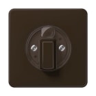 Jung - Enjoliveur pour interrupteur rotatif / CD 500 Brun