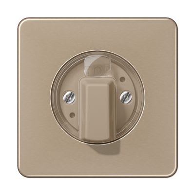 Jung - Enjoliveur pour interrupteur rotatif / CD 500 Bronze