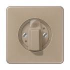 Jung - Enjoliveur pour interrupteur rotatif / CD 500 Bronze