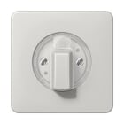Jung - Enjoliveur pour interrupteur rotatif / CD 500 Gris clair
