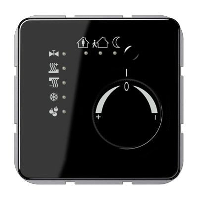 Jung - KNX Régulateur chauffage et climatisation / CD 500 Noir