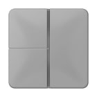 Jung - Kit touche complet 3 voies F40 / CD 500 Gris