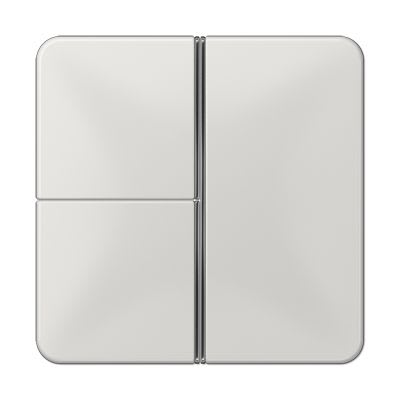 Jung - Kit touche complet 3 voies F40 / CD 500 Gris clair