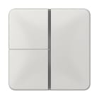 Jung - Kit touche complet 3 voies F40 / CD 500 Gris clair