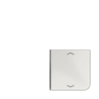 Jung - Touche 4 voies avec flèches F40 / CD 500 Gris clair