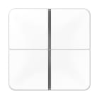 Jung - Kit touche complet 4 voies F40 / CD 500 Blanc