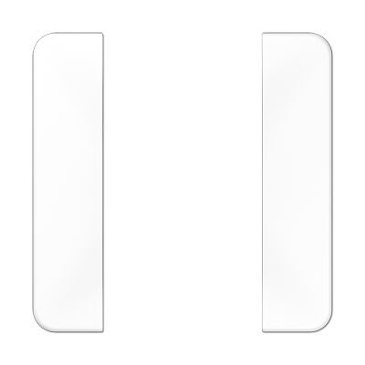 Jung - Kit touche complet 1 voie F50 / CD 500 Blanc