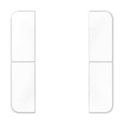 Jung - Kit touche complet 2 voies F50 / CD 500 Blanc