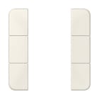 Jung - Kit touche complet 3 voies F50 / CD 500 Ivoire