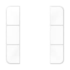 Jung - Kit touche complet 3 voies F50 / CD 500 Blanc