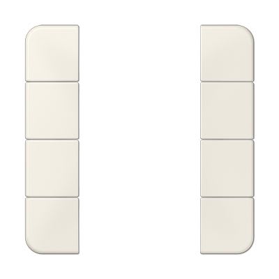 Jung - Kit touche complet 4 voies F50 / CD 500 Ivoire