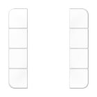 Jung - Kit touche complet 4 voies F50 / CD 500 Blanc