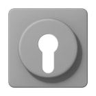 Jung - Enjoliveur pour IN et BP à clé / CD 500 Gris