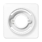 Jung - Enjoliveur pour signal lumineux / CD 500 Blanc